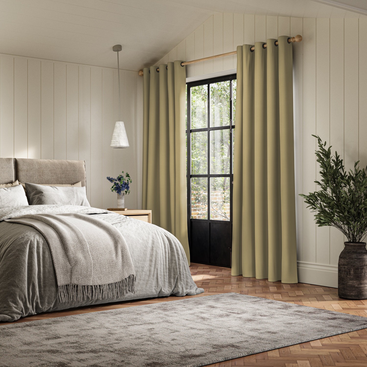 frida apple plain curtain
