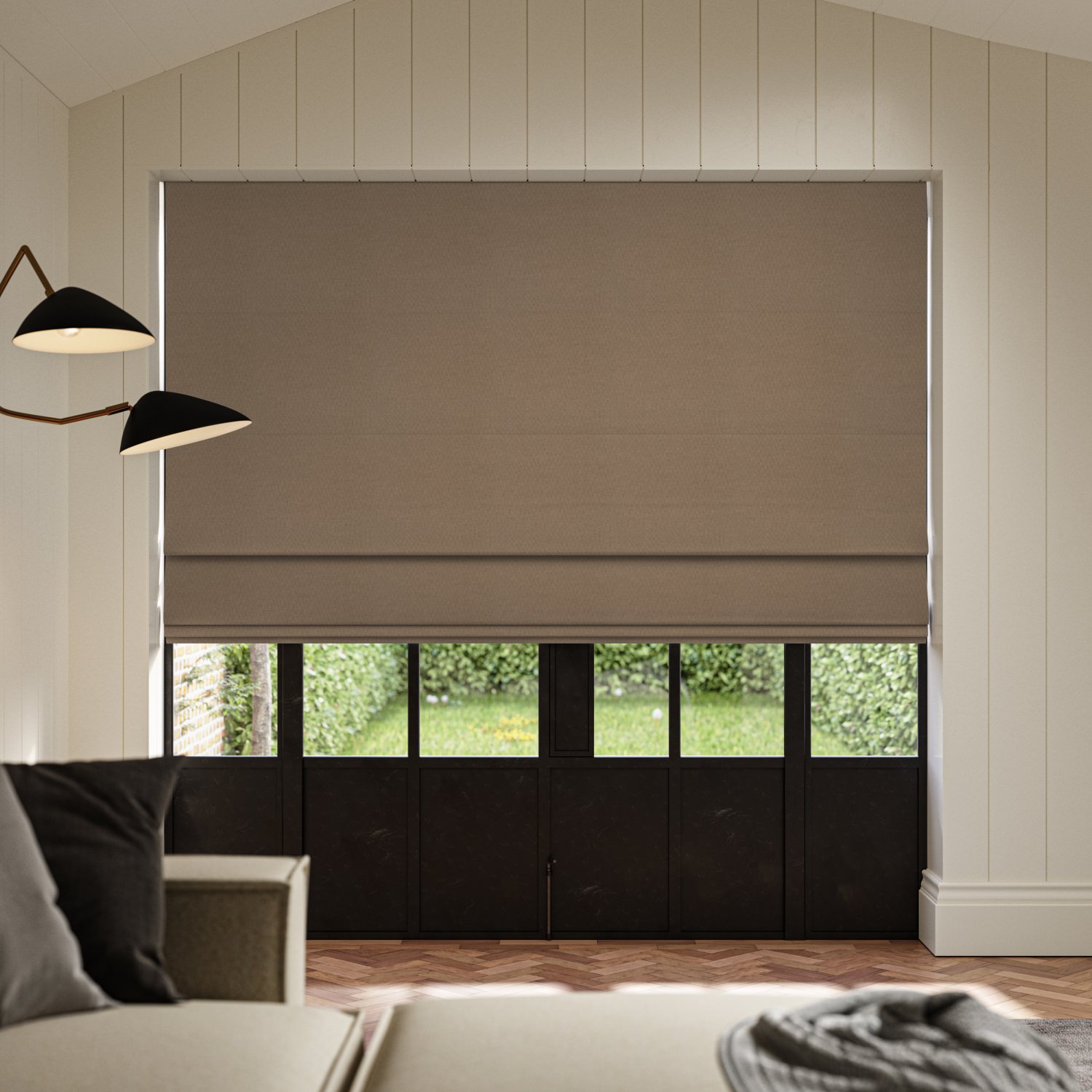 frida biscuit plain roman blind