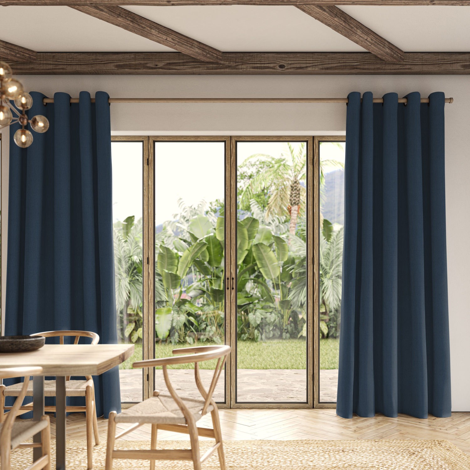 frida danube plain curtain