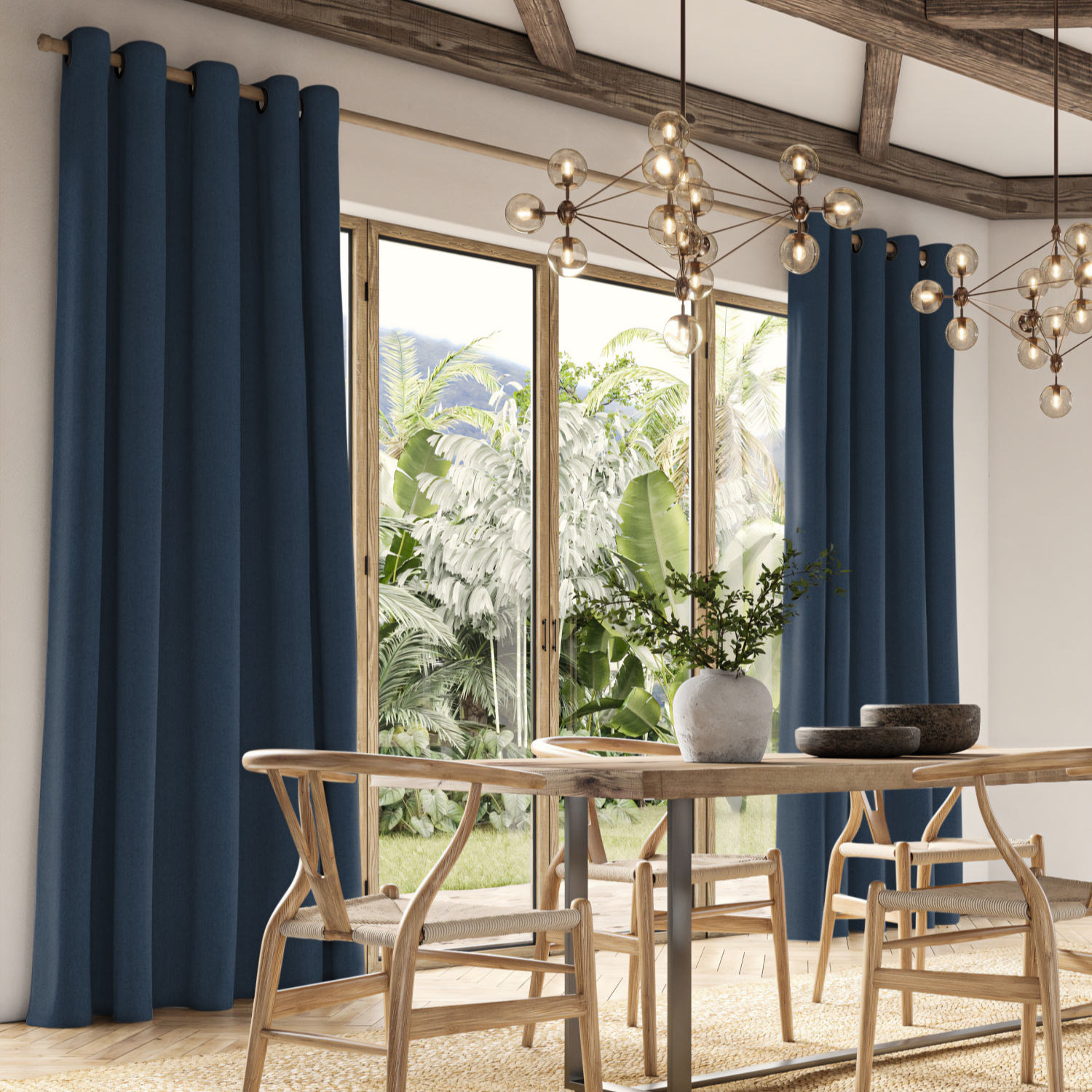 frida danube plain curtain
