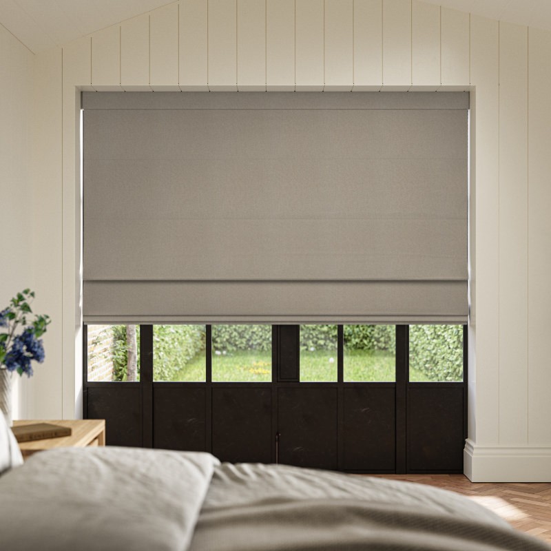 Frida Otter Plain Roman Blind