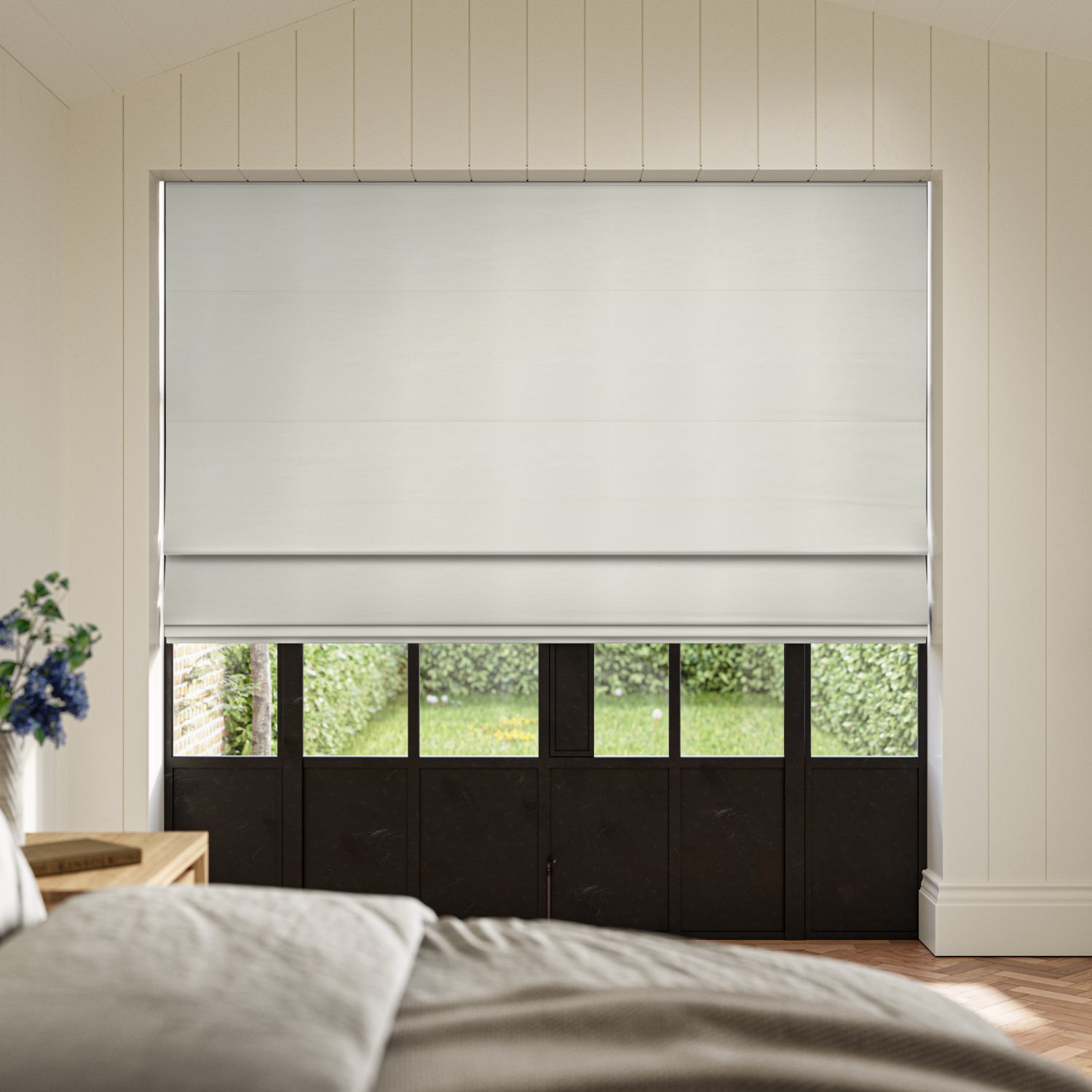 gardner lace blackout roman blind