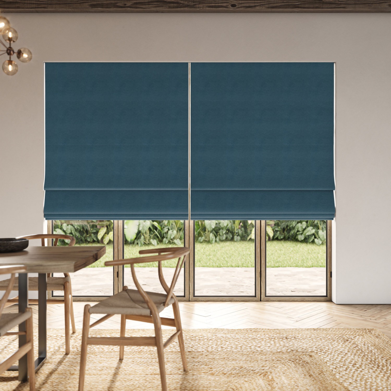 gardner ocean blackout roman blind