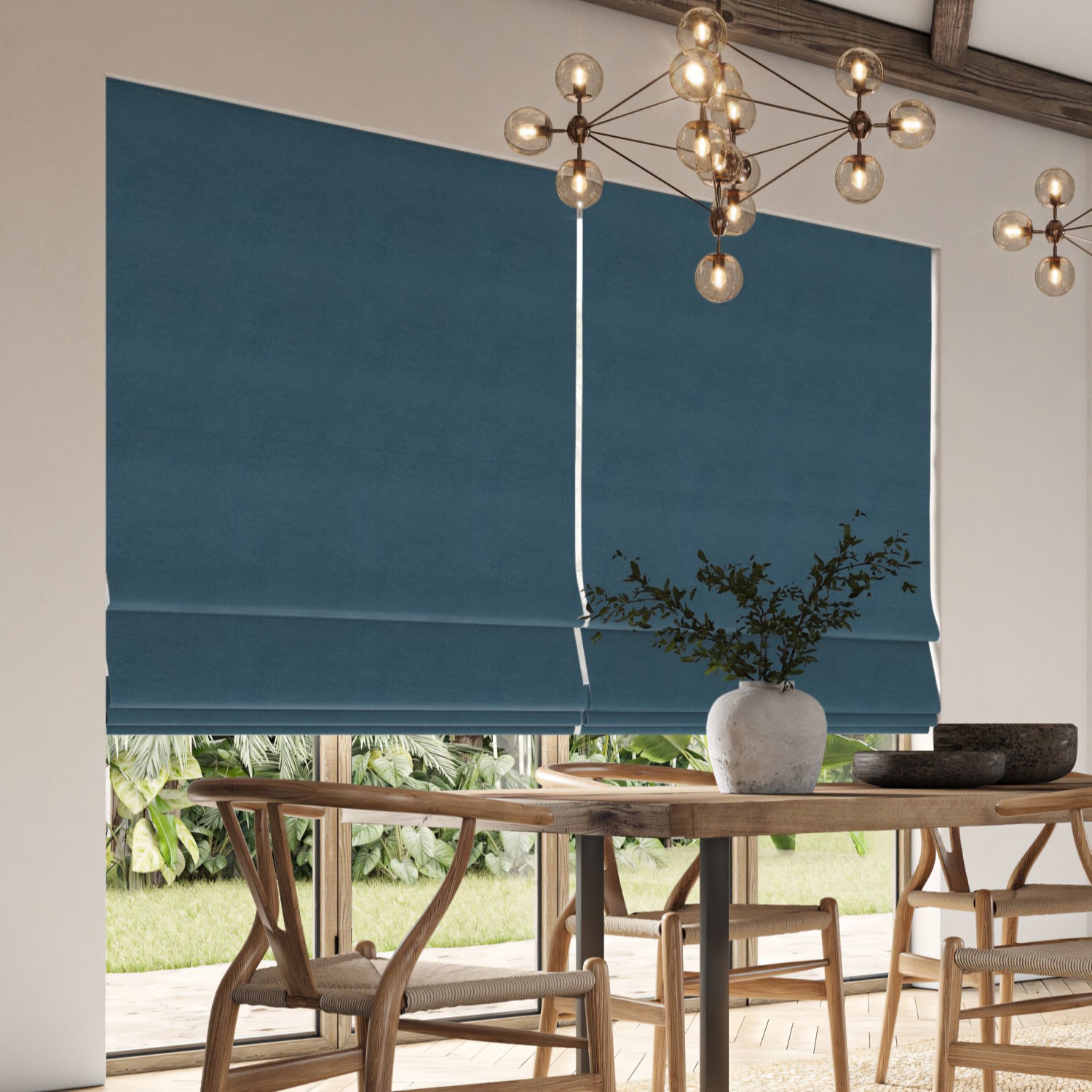 gardner ocean blackout roman blind