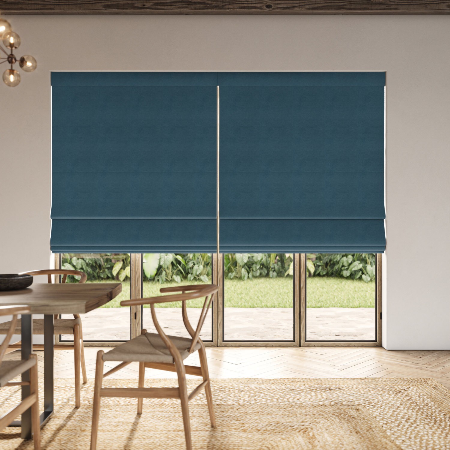 gardner ocean blackout roman blind