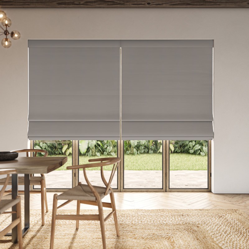 Harari Ash Blackout Roman Blind