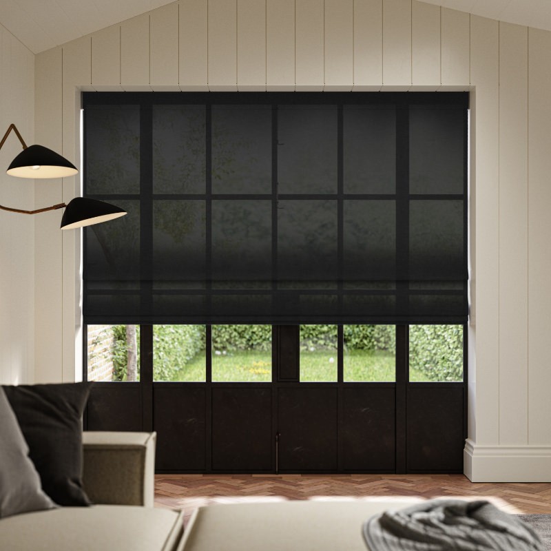 Mulligan Onyx Light Filtering Roman Blind