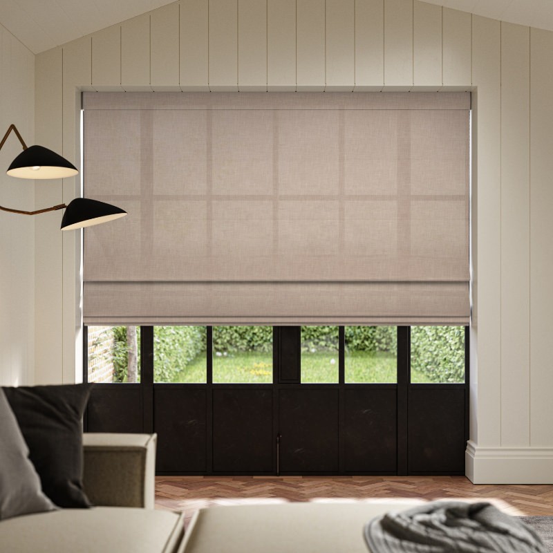 Mulligan Taupe Light Filtering Roman Blind