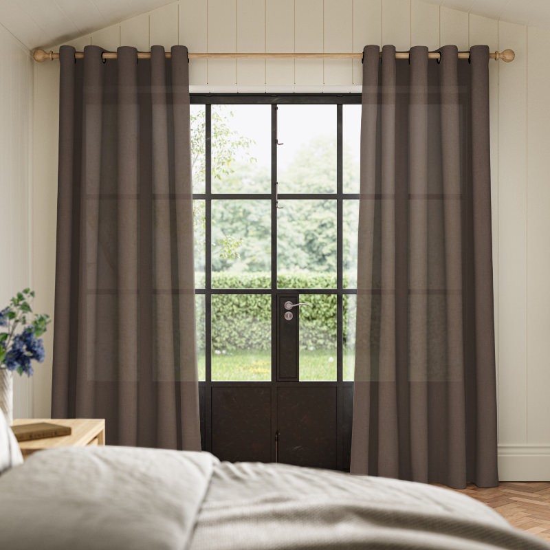 Mulligan Toffee Light Filtering Curtain