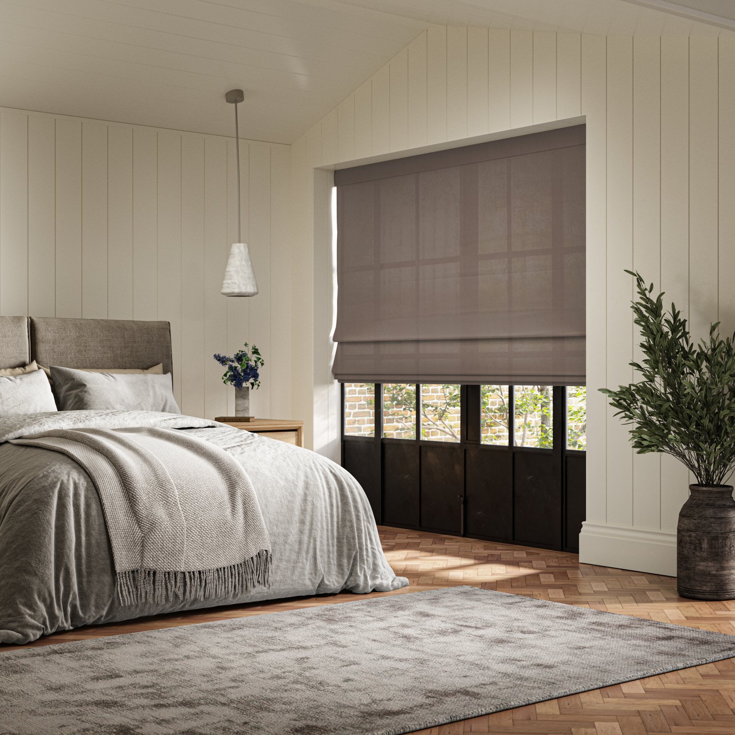 mulligan toffee lf roman blind