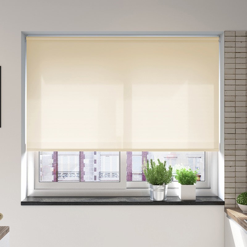 Catania Vanilla Motion Smart Roller Blind