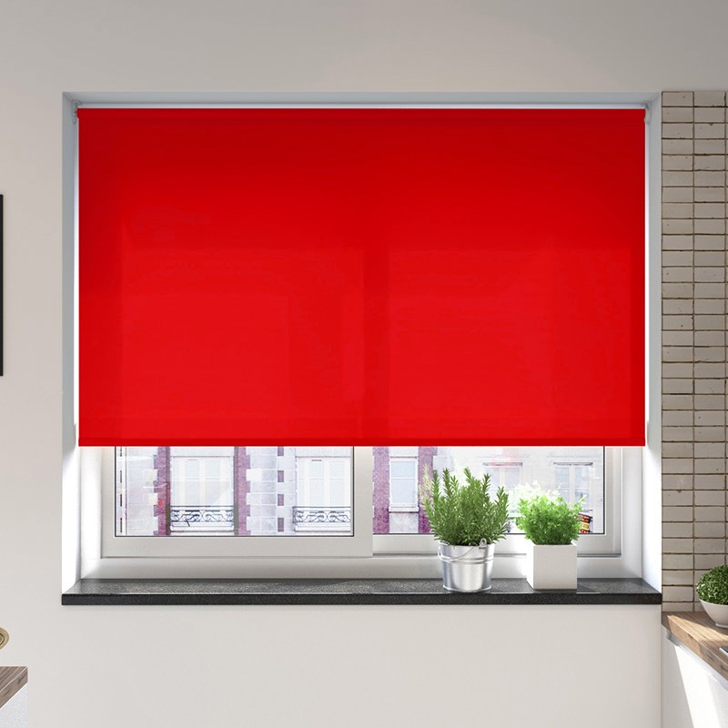 Catania Scarlet Motion Smart Roller Blind