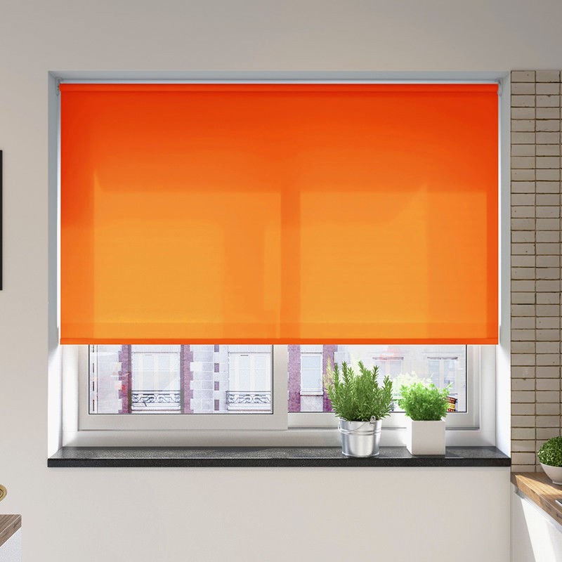 Catania Tangerine Motion Smart Roller Blind