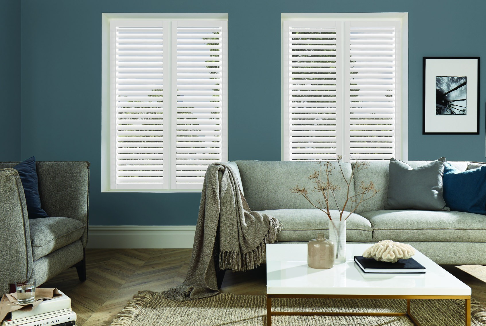 Perfect Fit Cool White Shutter
