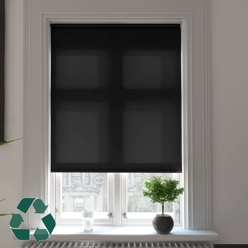 ReClaim Dark Grey Dimout XL Mains Electric Roller Blind