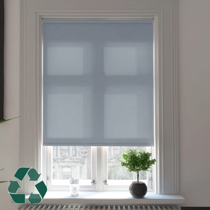 ReClaim Light Grey Dimout Cordless Roller Blind