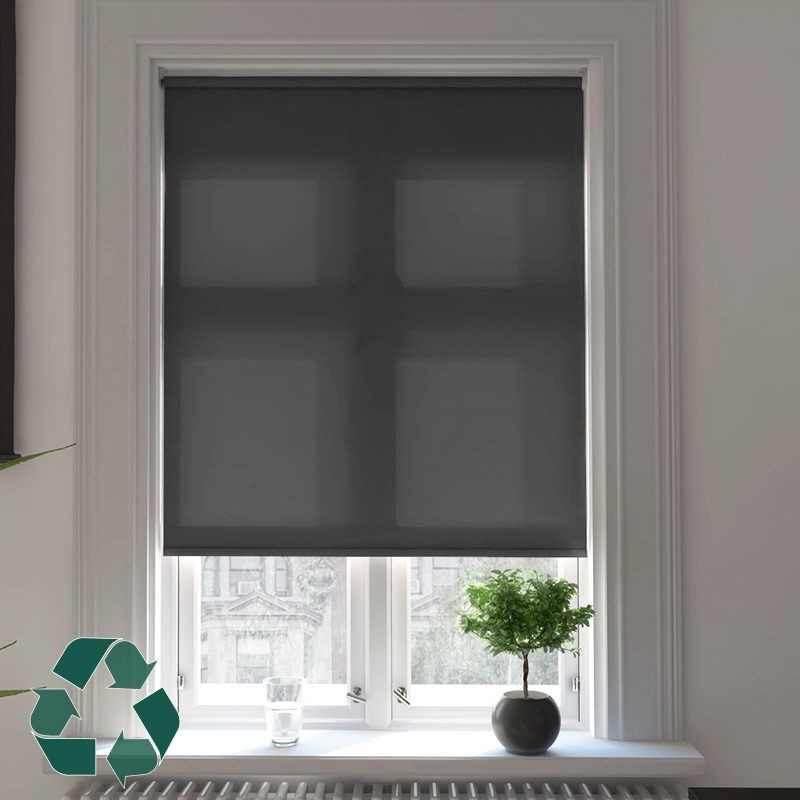 ReClaim Mid Grey Dimout XL Mains Electric Roller Blind