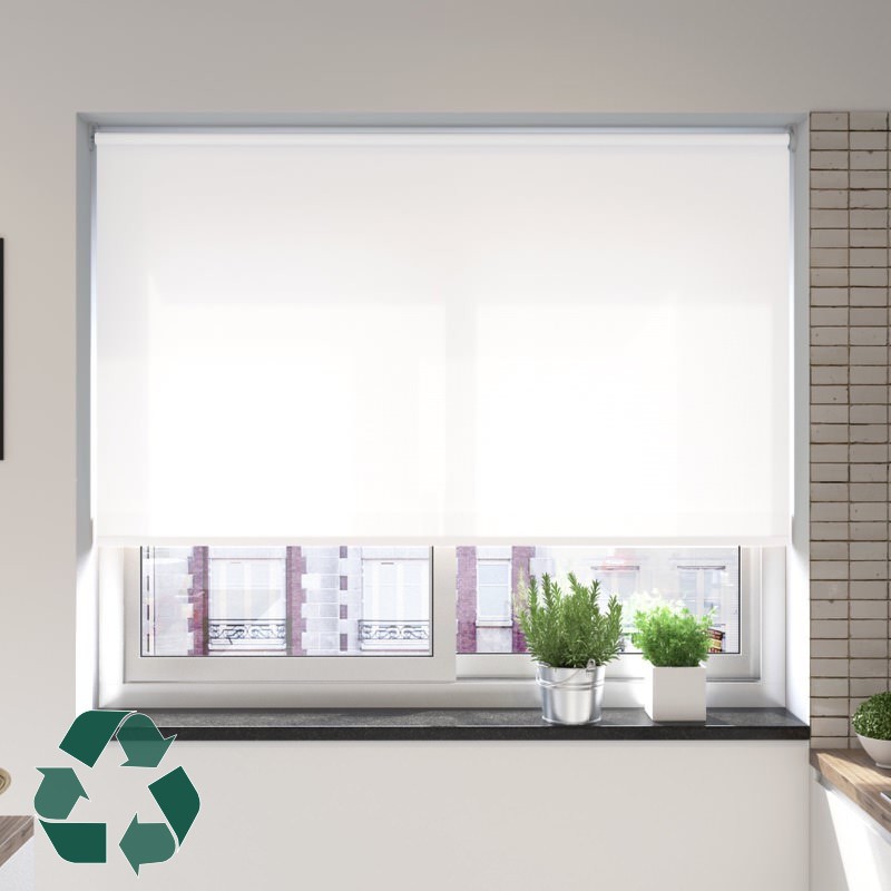 ReClaim Powder Dimout Smart Roller Blind