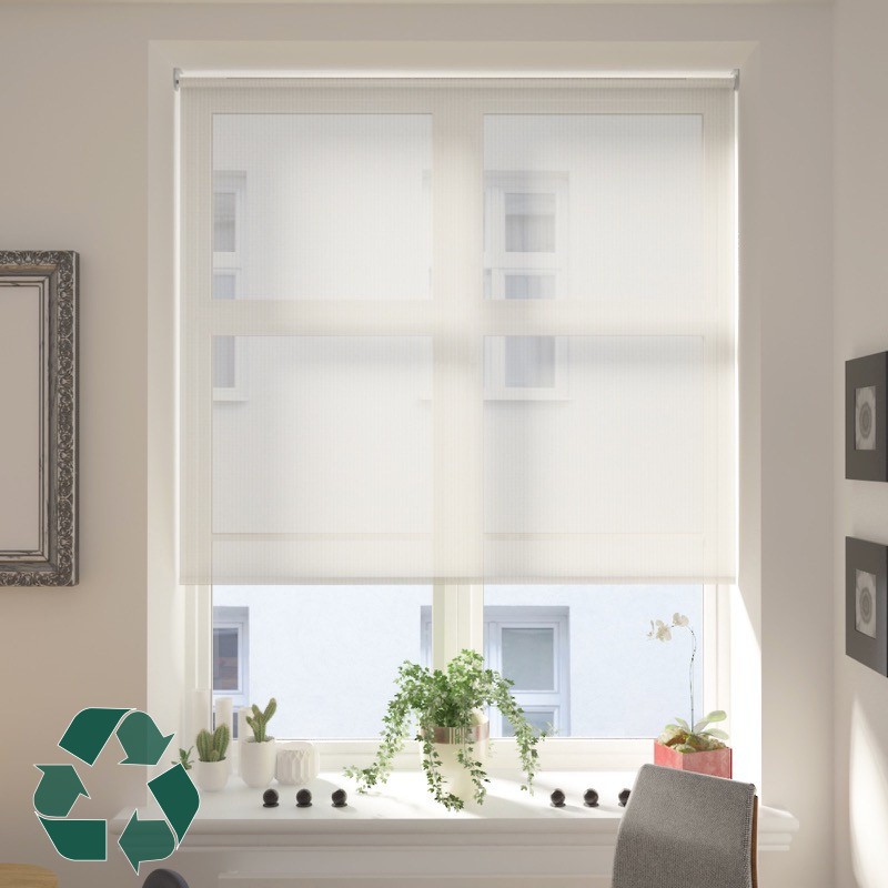 ReClaim Chalk Screen Fabric Smart Roller Blind