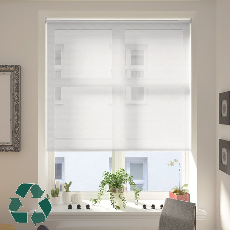 ReClaim Latte Screen Fabric Smart Roller Blind
