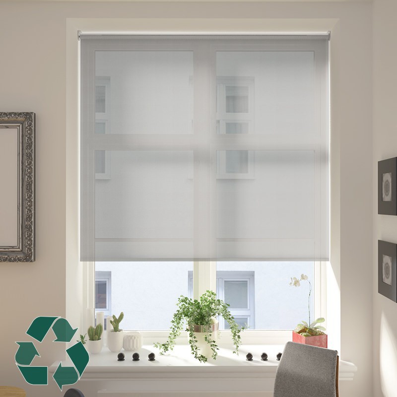 ReClaim Platinum Screen Fabric Smart Roller Blind