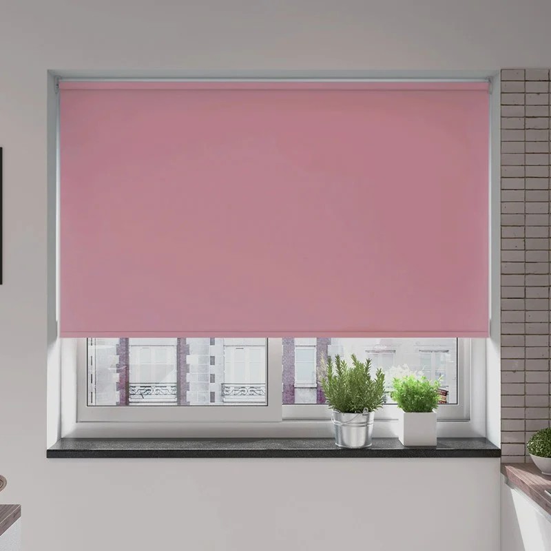 Milano Lilac Blackout Battery / Solar Roller Blind