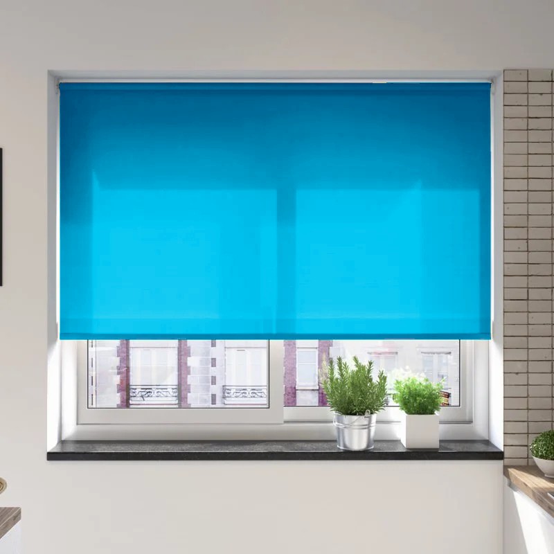 Verona Aqua Dimout Battery / Solar Roller Blind