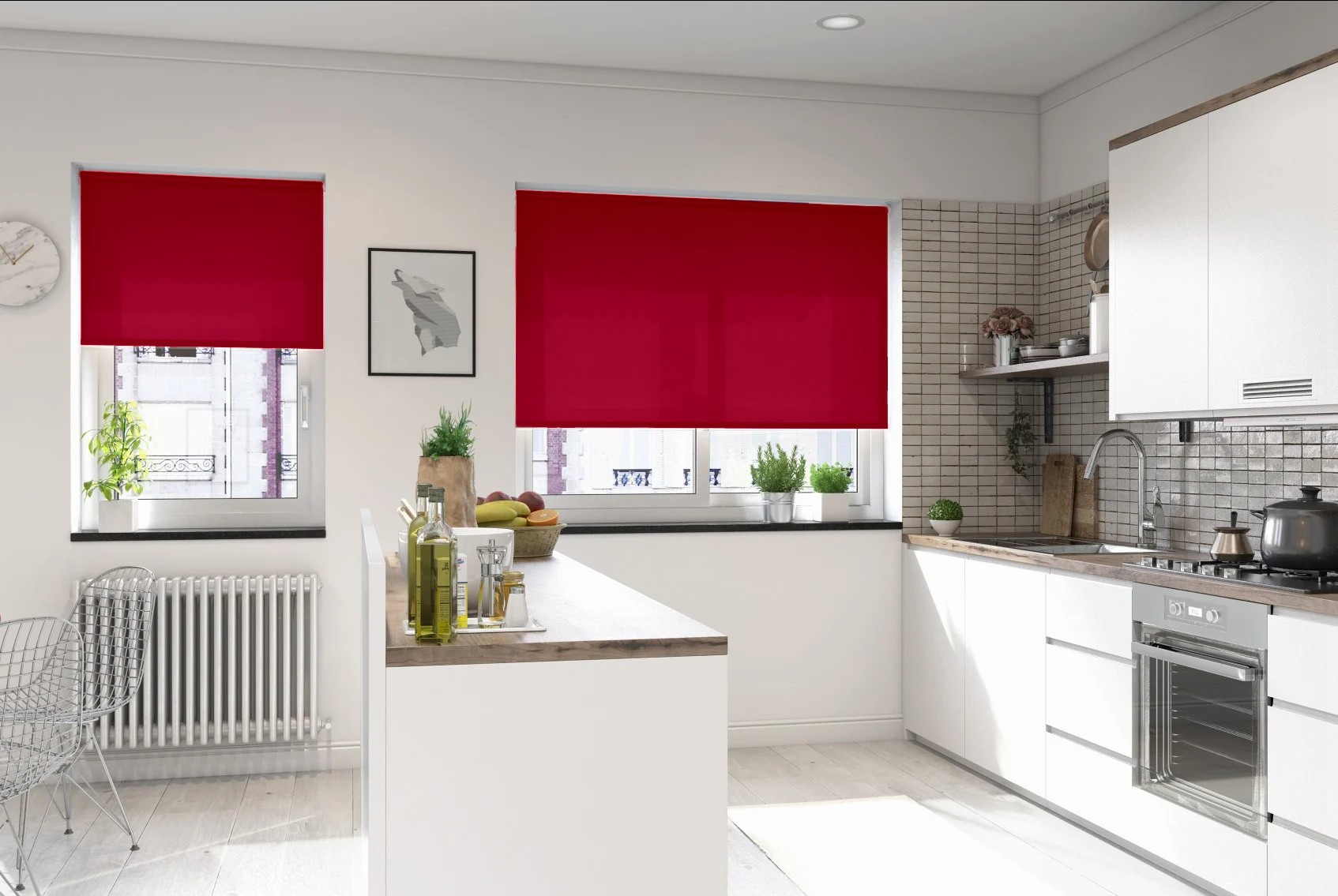 verona berry dimout smart roller blind