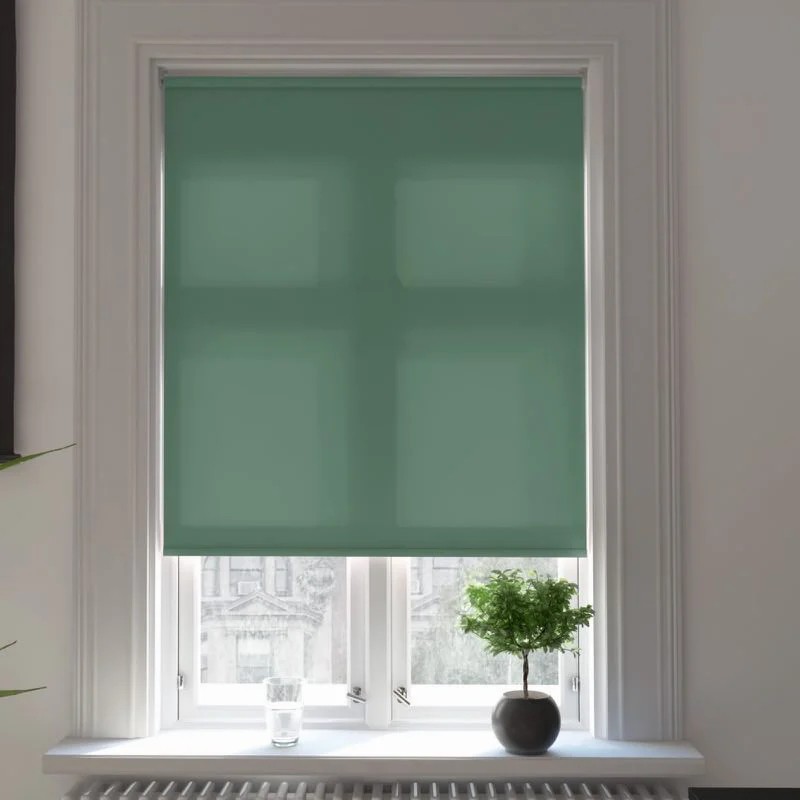 Verona Lawn Dimout Battery / Solar Roller Blind