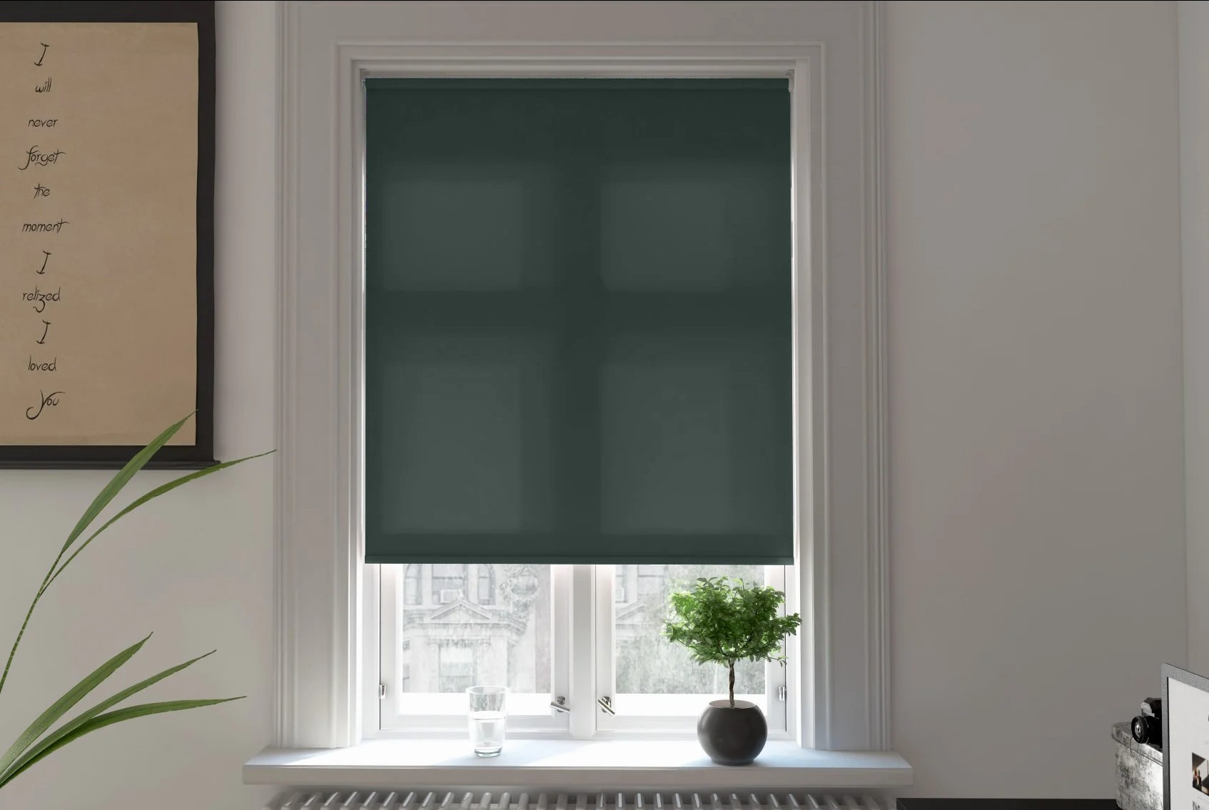 verona steel dimout roller blind
