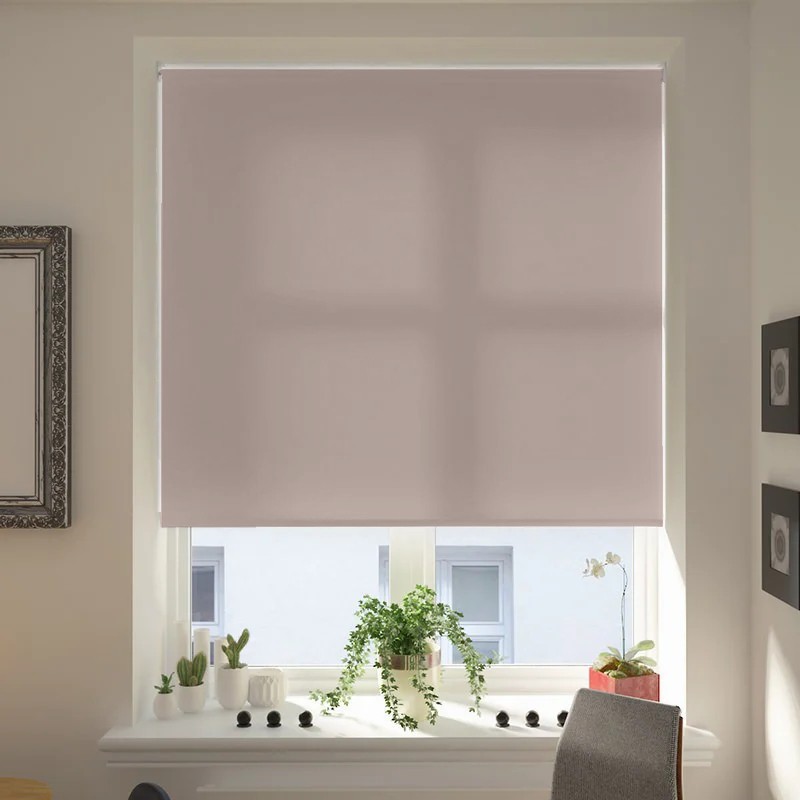 Verona Stone Grey Dimout Battery / Solar Roller Blind