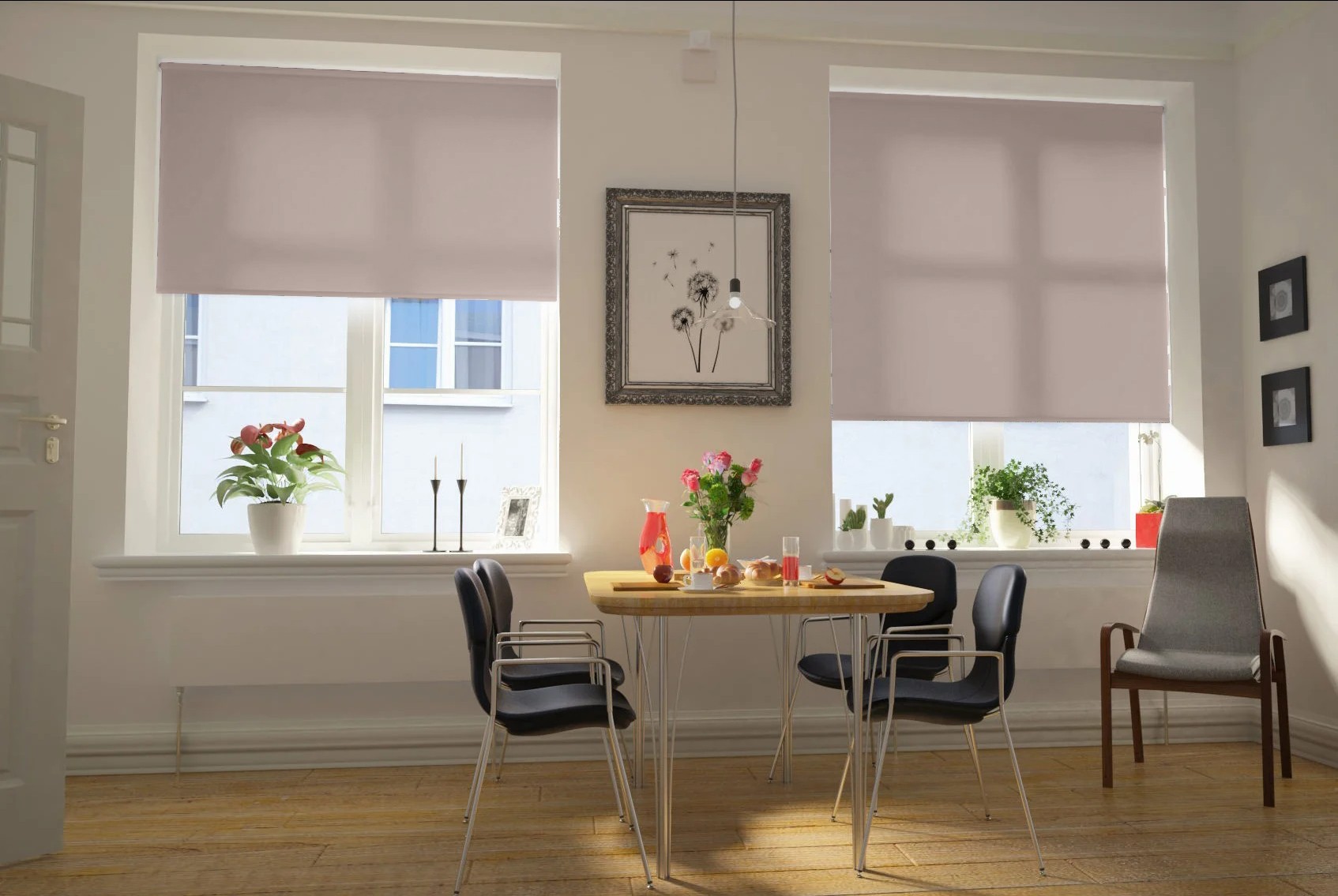 verona stone grey dimout premium xl blackout roller blind