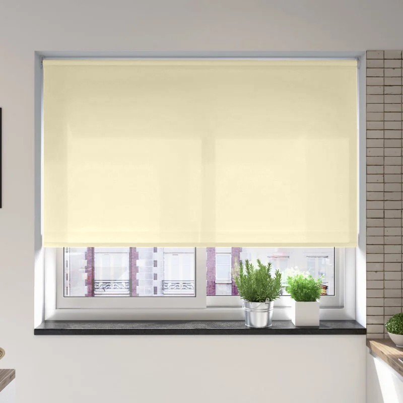 Verona Vanilla Dimout Smart Roller Blind