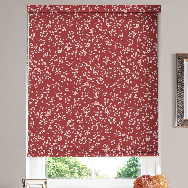 Santiago Cherry Roller Blind