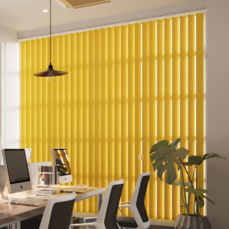Commercial FR Sunshine Blackout Vertical Blind