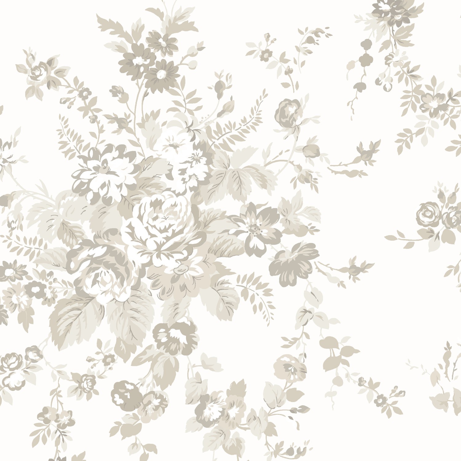 garden floral warm natural floral curtains