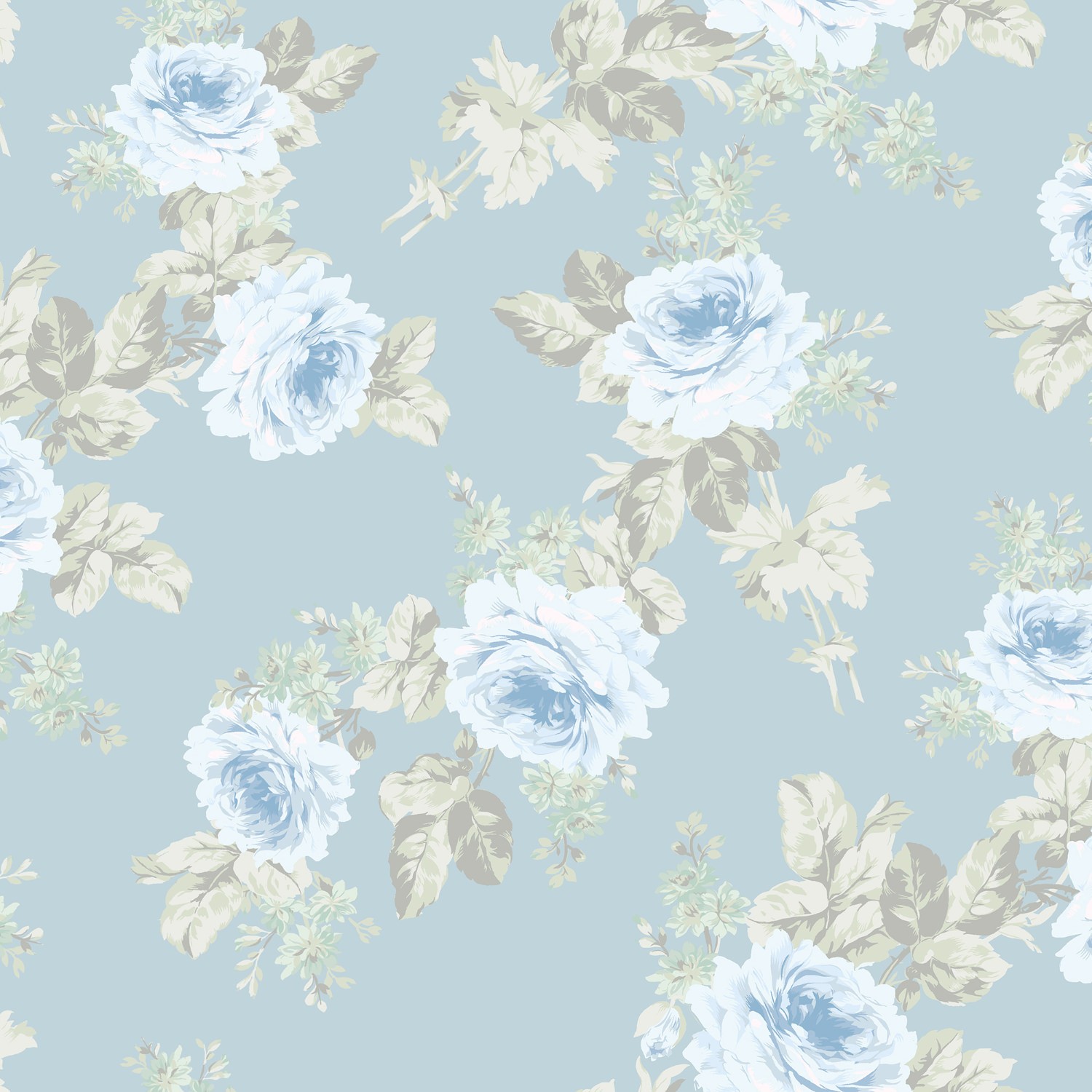 royal bouquet blue soft touch blackout roller blind