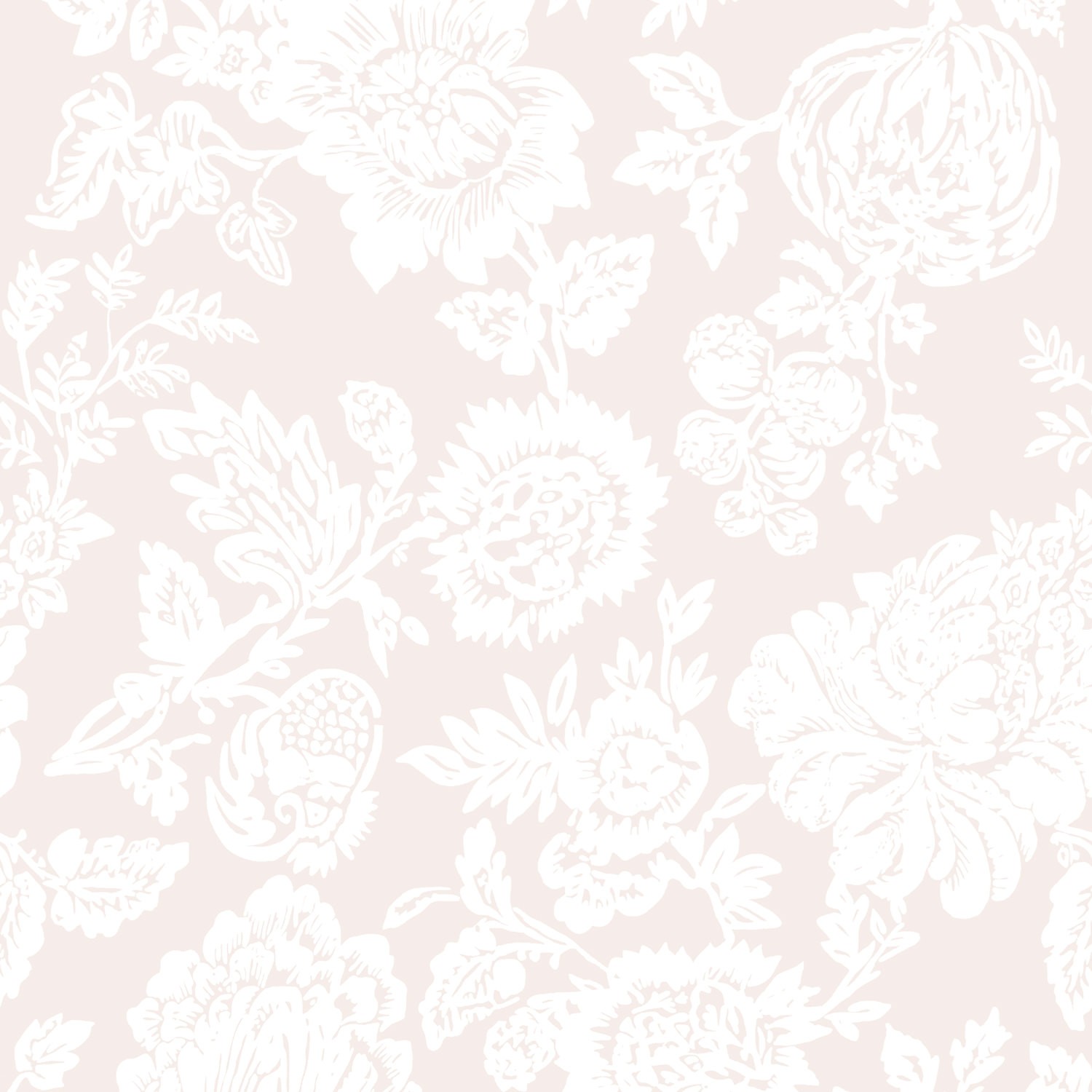 stipple dusky pink floral roman blind