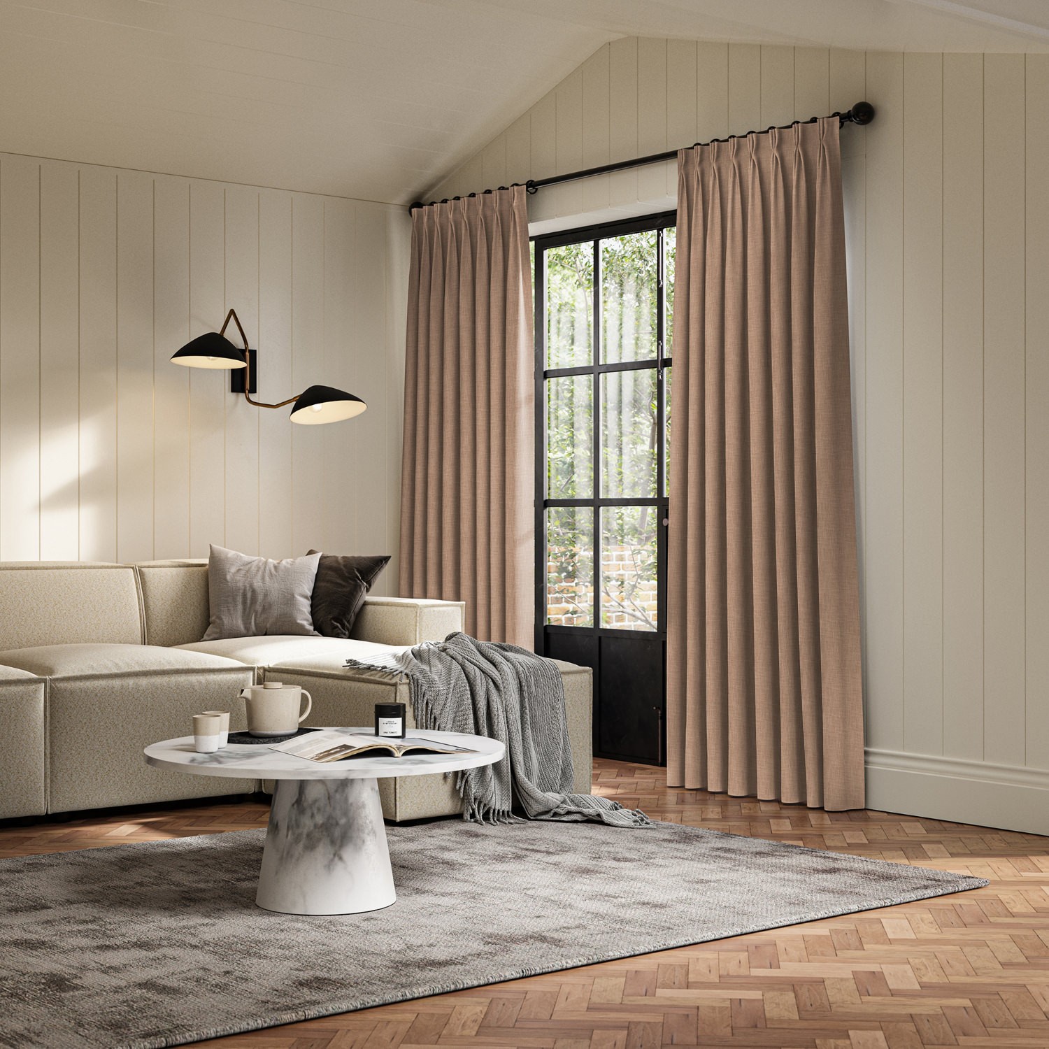 anua clay plain curtain