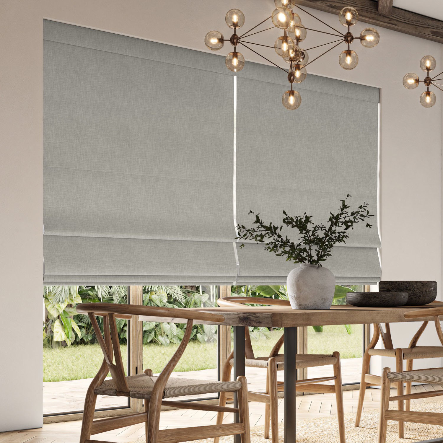 anua dove plain roman blind
