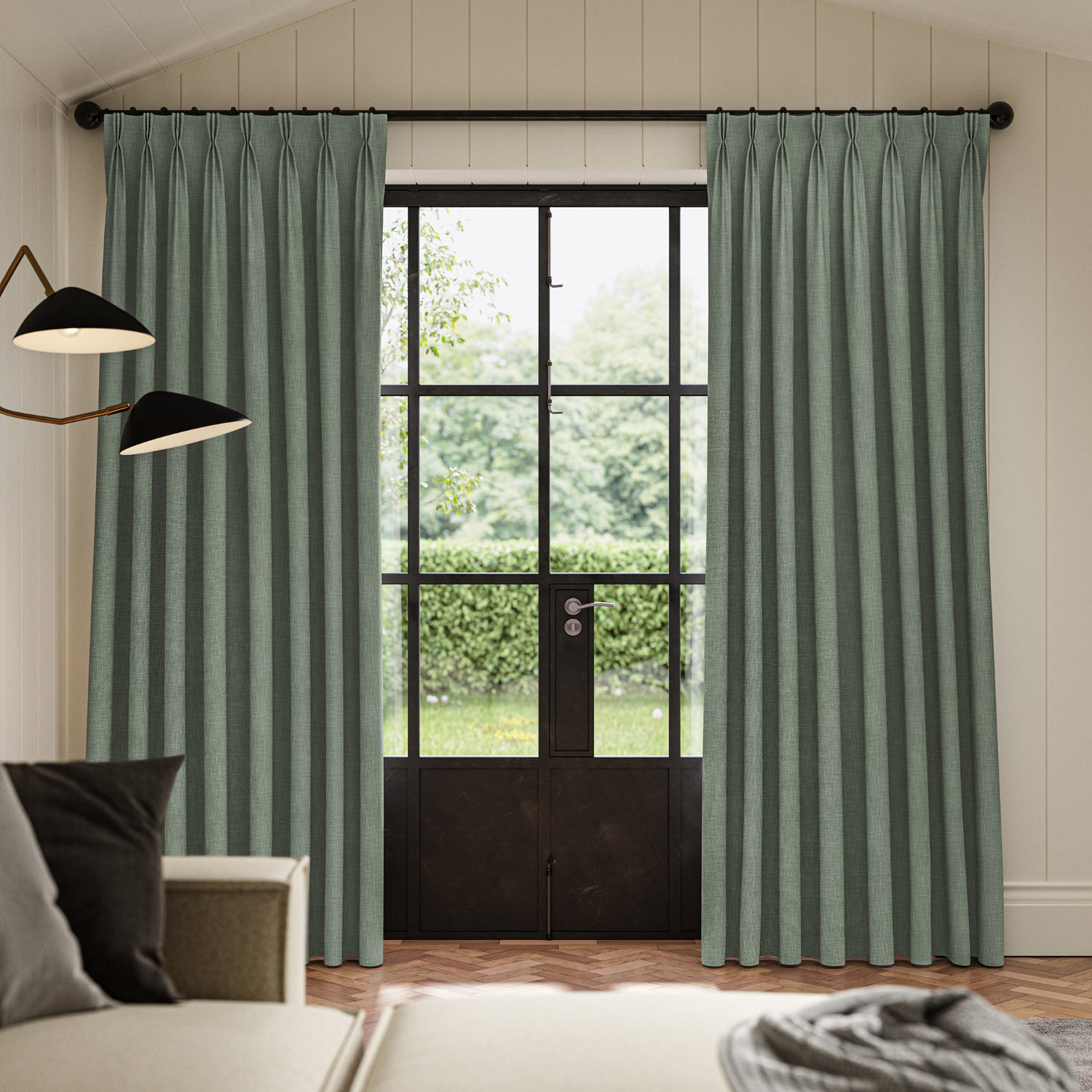 anua jade plain curtain