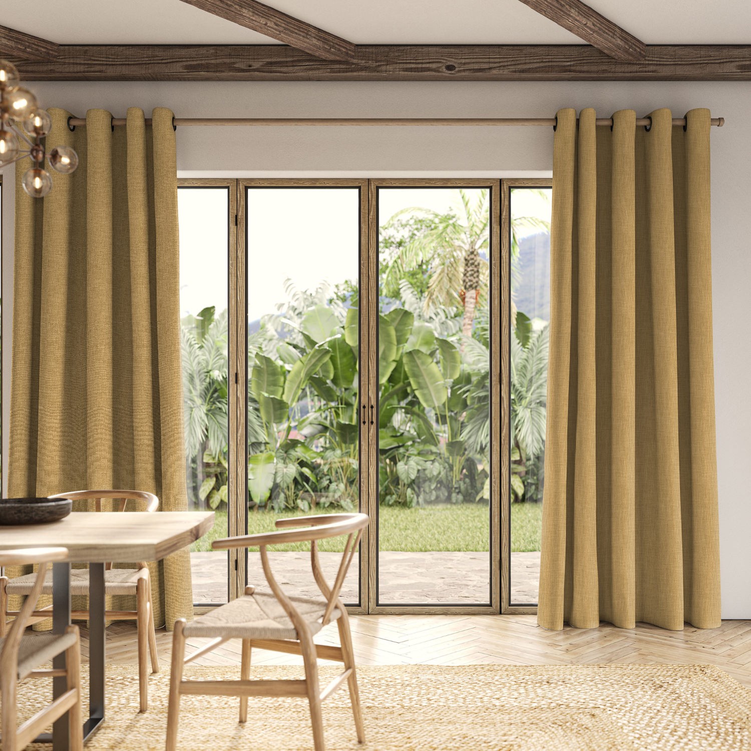 anua ochre plain curtain