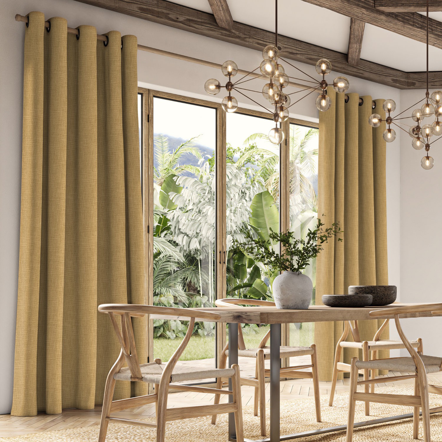 anua ochre plain curtain