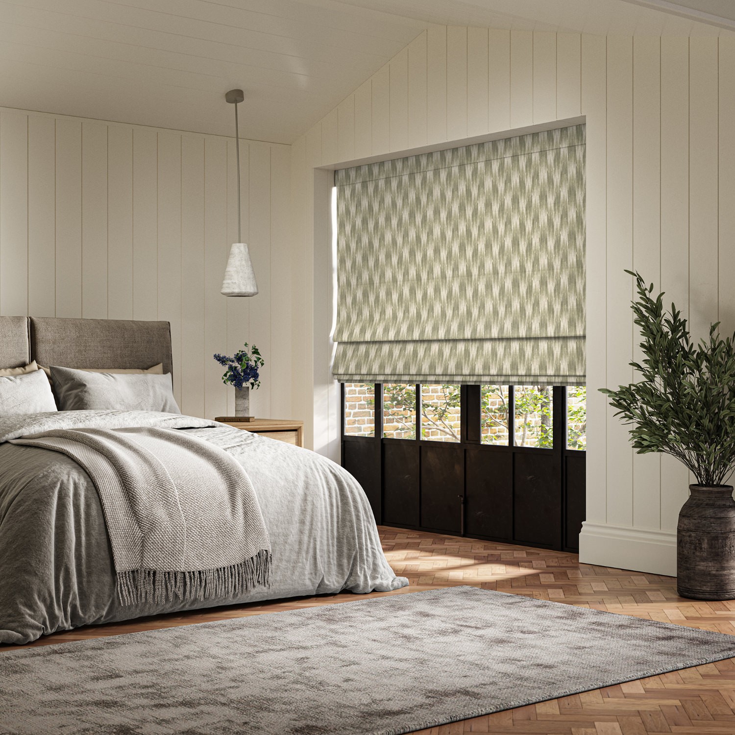 berlanti moss jacquard roman blind