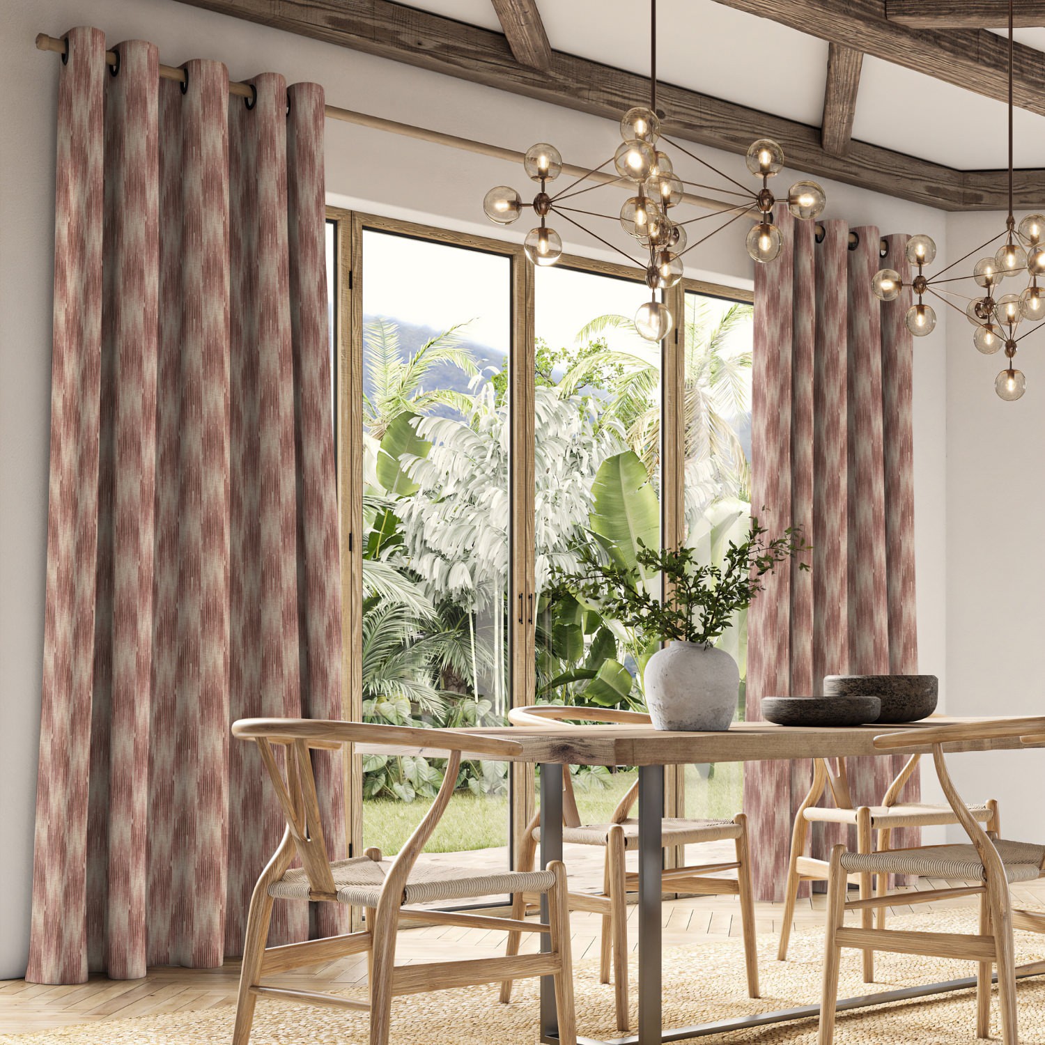 berlanti mulberry woven curtain