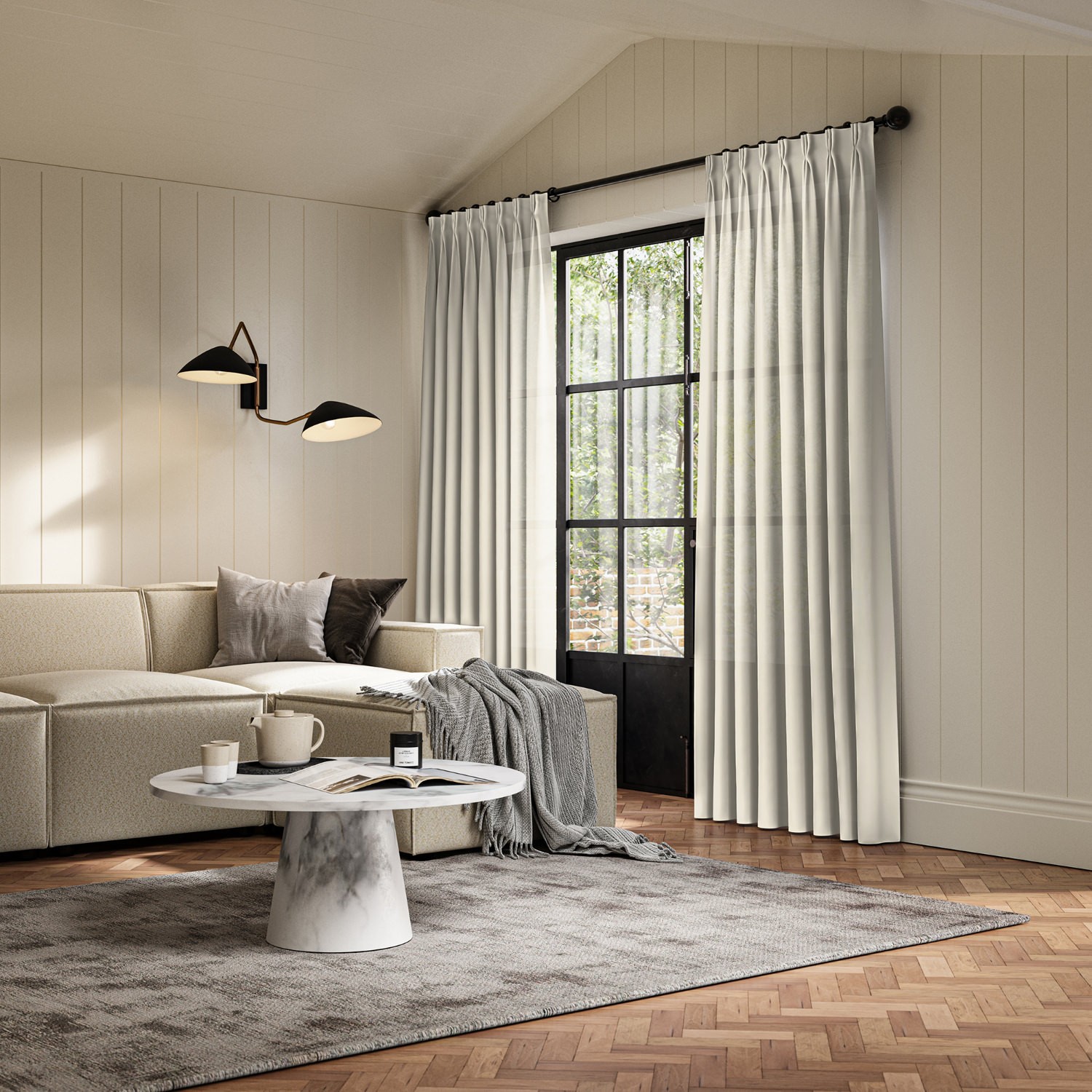 blasket linen sheer curtain
