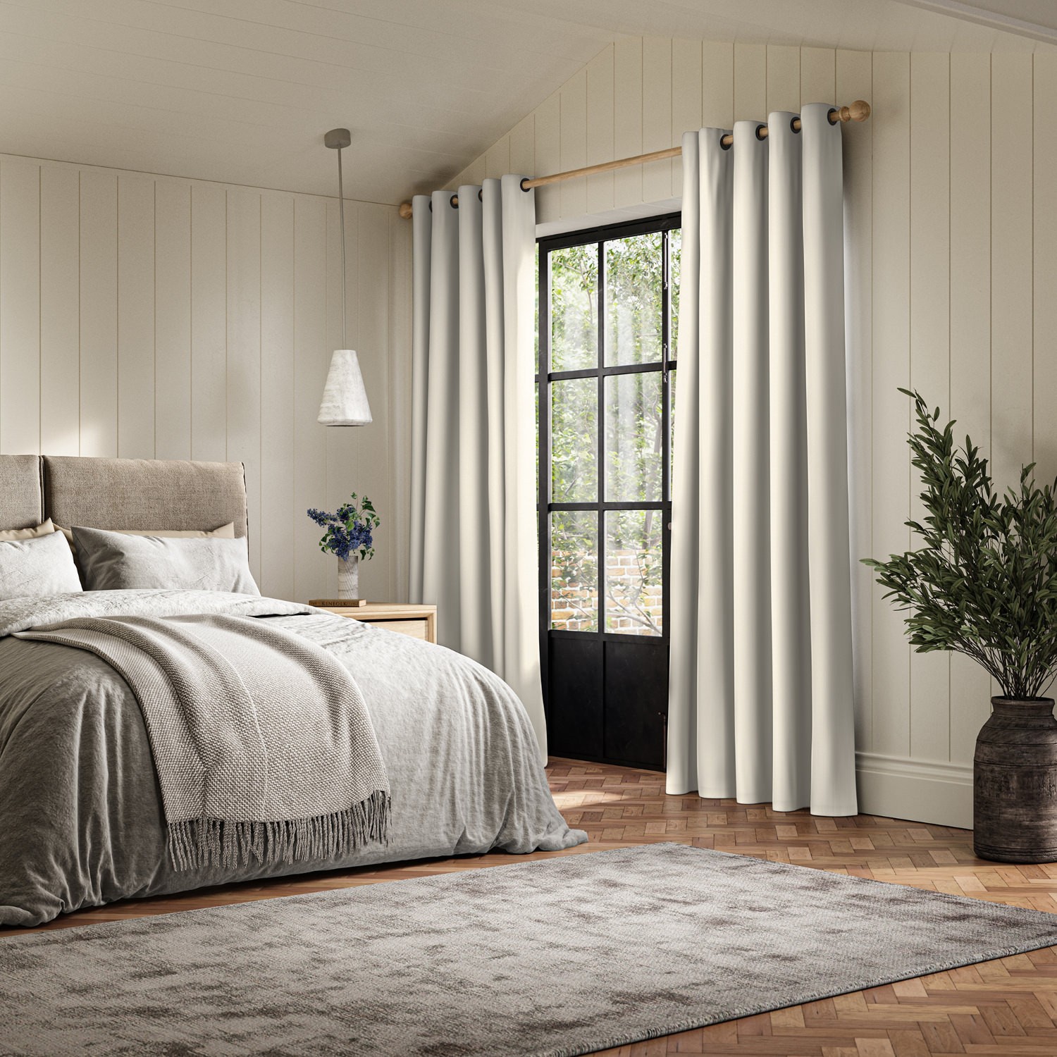 calloway porcelain jacquard curtain