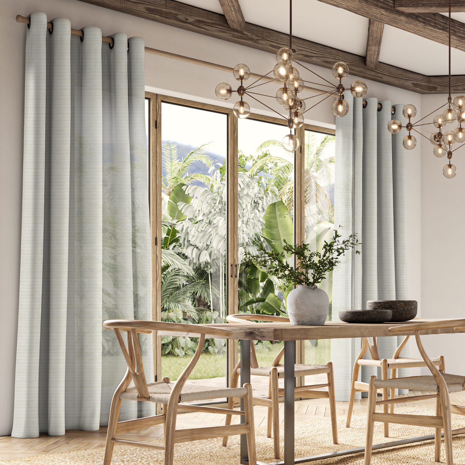 dursey pebble sheer curtain