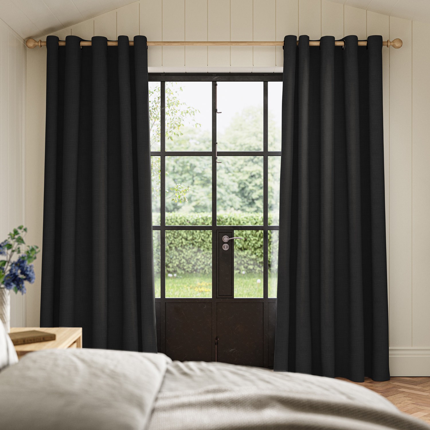 dusen onyx plain curtain