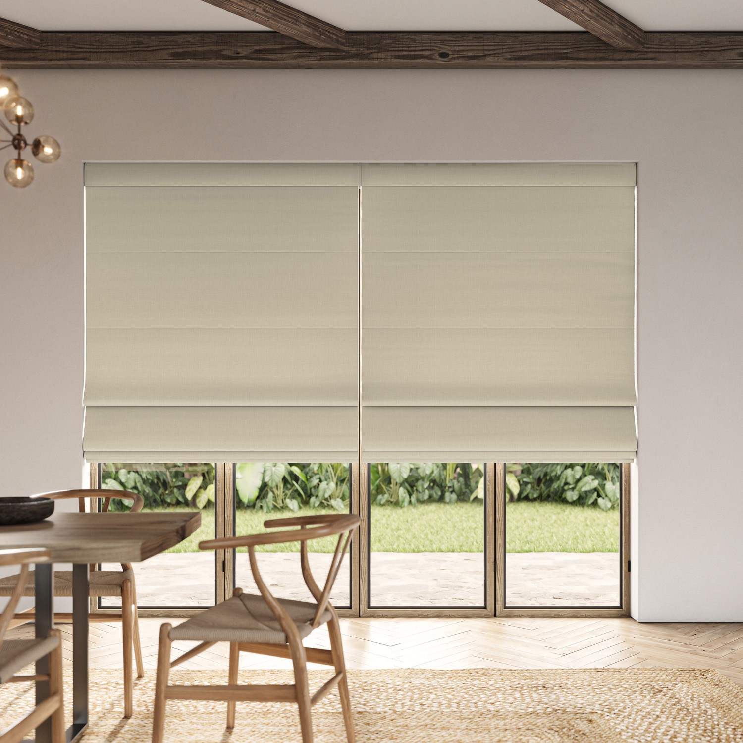 dusen wheat plain roman blind